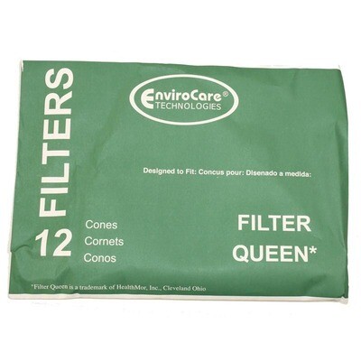 *Bags* Filter Queen Canister Cones (12 pack)