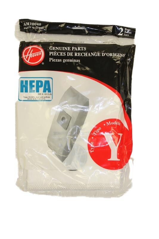 *Bags* Genuine Hoover Upright HEPA Bags Type Y & Z (2 pack)