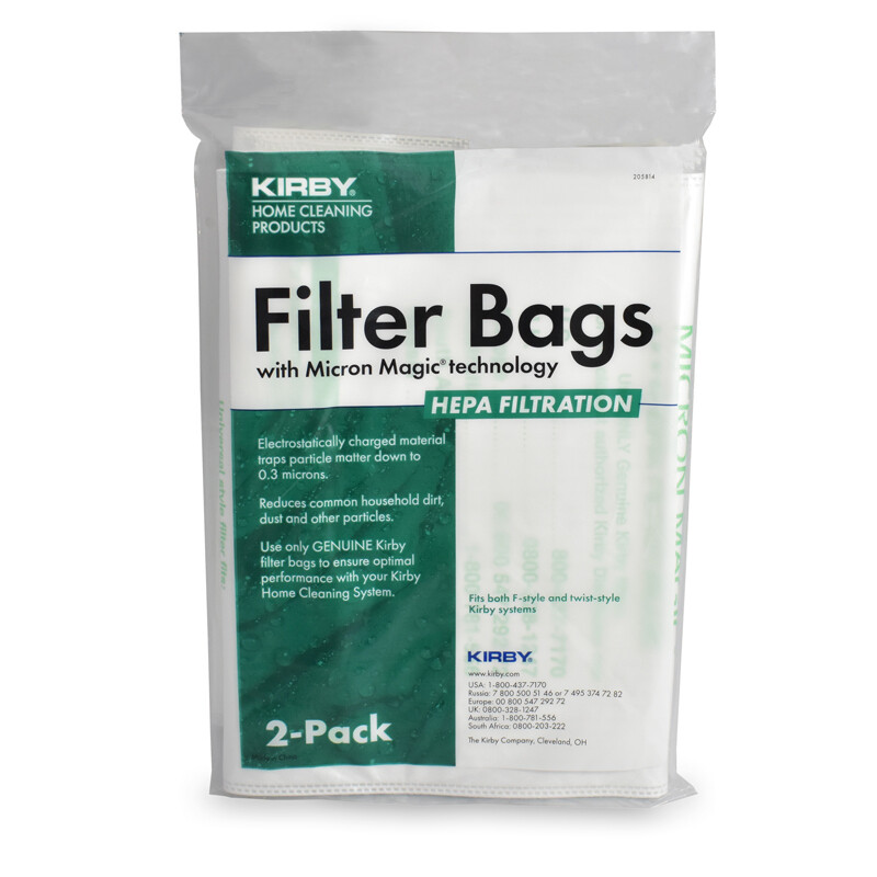 *Bags* Kirby Type F Allergen Style (2 pack)