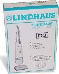 *Bags* Lindhaus Upright D3 Service Pack (10 bags, 4 filters)