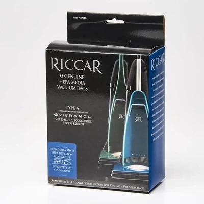 Riccar/Simplicity Upright Type A Allergen Bags (6 pack)