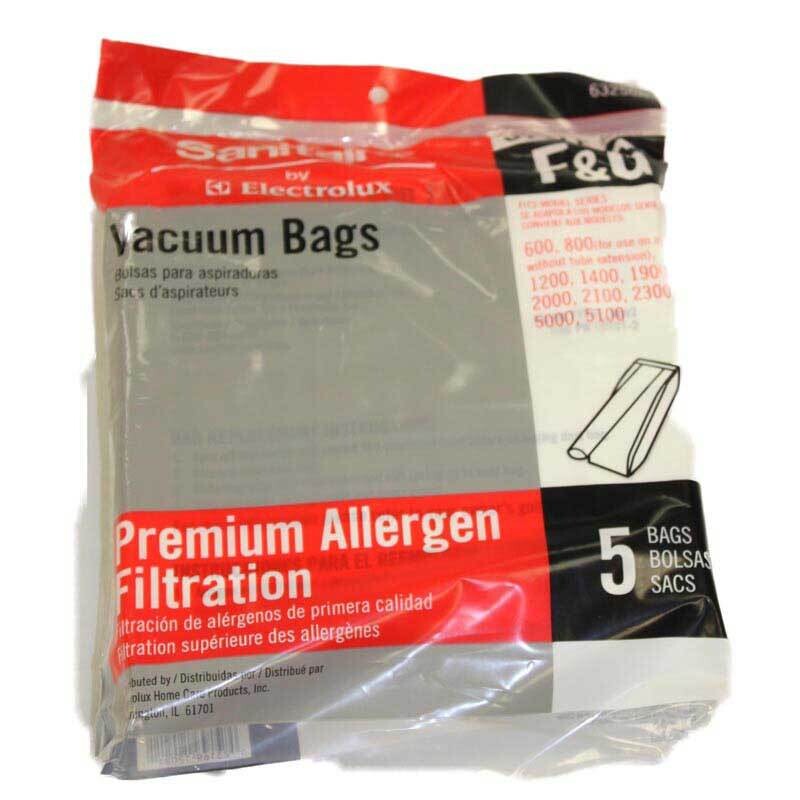 *Bags* Sanitare/Eureka Type F&G Allergen (5 Pack)