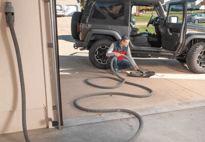 VACUFLOW Vroom Garage Retractable Hose System (CONTACT US FOR CURRENT PRICING)