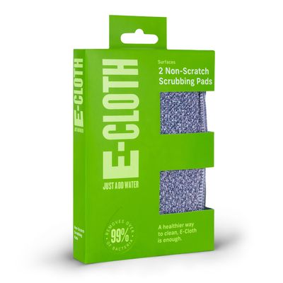E-Cloth Non-Scratch Scrubbing Pads 2 Pack