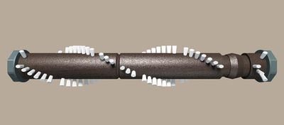 Eureka Brush Roll (Black Wood With White Bristles)