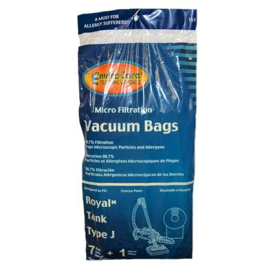 Royal Canister Type J Tank Service Pack (7 Bags, 1 Filter)