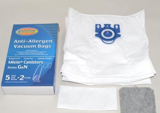 Miele GN (Blue Collar) Bags Allergen Style 5 Pack With Filters Generic
