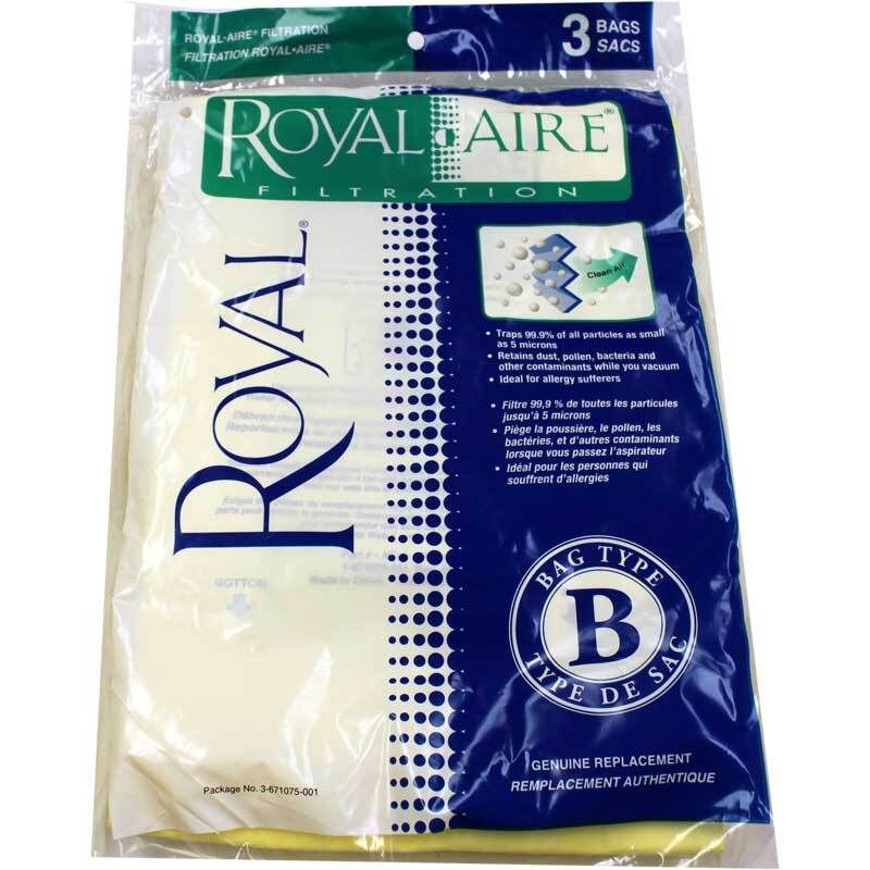 Royal Metal Upright Type B Bags (10 pack)