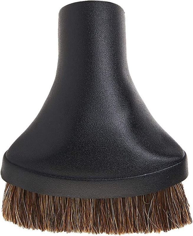 1 1/4" Oval Dust Brush - Horse Hair (Black)