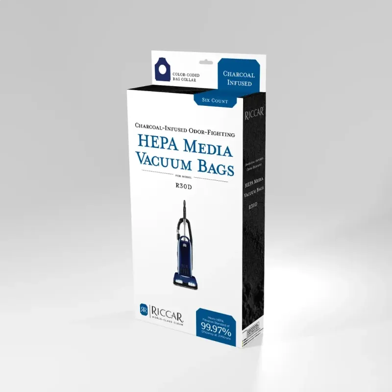 Riccar/Simplicity Upright Type N Allergen Bags - Blue Collar (6pack)