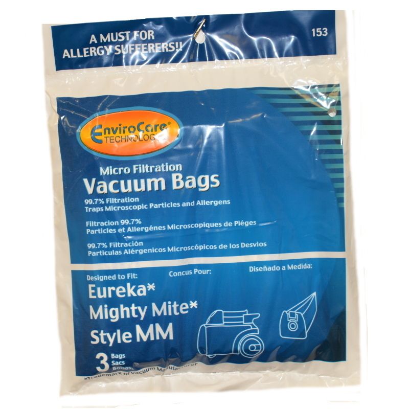 Eureka Mighty Mite Canister Type MM Bags (3 Pack)