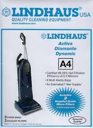 Lindhaus Upright Type A4 Bags (8 pack)