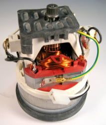 SEBO Vacuum Motor 120V / 1300W, with pulley and mount, for X4/X5 and G series