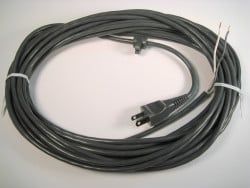 SEBO Power Supply Cord, for X4/X5, X7/X8, and G series (dark gray)
