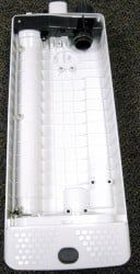 SEBO Dust Bag Housing, complete, with bumper, for X4 and X5 (white)