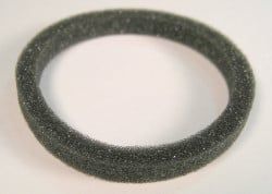 SEBO Seal, internal cover to bag housing, for X series, G1/G2, and 370 series