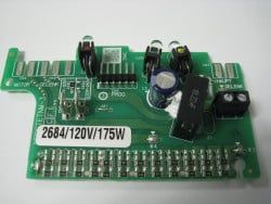 SEBO Printed Circuit Board, 175W, for ET-1 Power Head.  (New version with yellow on/off light.)