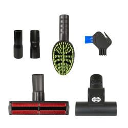 SEBO Pet Value Pack (Pet Hair Nozzle, Grooming Brush, Adapter, Extender, Turbo Brush, & Brush Roll Cleaning Tool)
