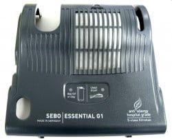 SEBO Power Head Cover, complete, for G1 (gray black)