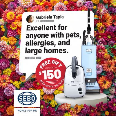 SEBO SPRING CLEANING SALE