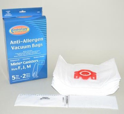Portable Vacuum Bags Miele FJM 5pk With Filters (Generic)