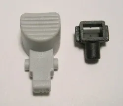 SEBO Plunger Button, complete, for duo (light gray)