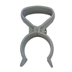 SEBO Mounting Clip with screw, for DUO Spot Cleaning Brush (3055HG), light gray