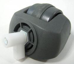 SEBO Rear Castor, for DISCO (gray black)