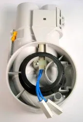 SEBO Swivel Neck Assembly, for X4 and X5 (includes 5328OR, Slider)