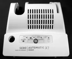 SEBO Power Head Cover, without exhaust filter cover, for X7 (white)