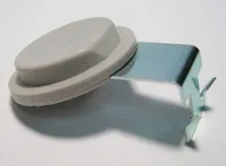 SEBO Release Button for exhaust filter cover, for 370 series (light gray)