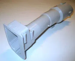 SEBO Connector Tube from suction neck to cleaning wand, for 370 series (light gray)