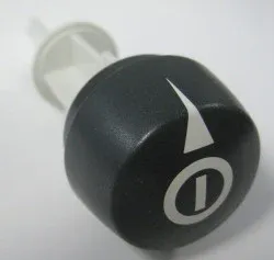 SEBO On/Off Knob, for K2 KOMBI (gray black/white)