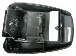 SEBO Bottom Casing (new style), with 6751GS castors, for K series (gray black)