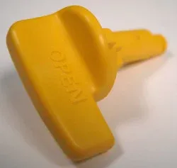 SEBO Handle Catch, for X4 and X5 (yellow)