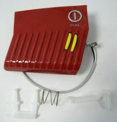SEBO On/Off Pedal, with variable speed, including 6143 Spring, for C2.1 (red)