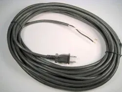 SEBO Power Supply Cord, for X1, X2, and duo (dark gray)