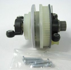 SEBO Sensor for X1, with pulley, screws, and has a gray ring (new version)