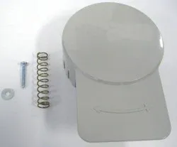 SEBO Cable Hook, including screw, washer, and spring, for 300 and 350 (light gray)