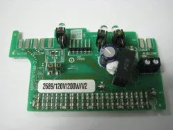 SEBO Printed Circuit Board, 200W, for ET-2 Power Head.  (New version with yellow on/off light.)