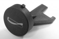 SEBO Brush Roller Release Button, right hand, for X7 (gray black)