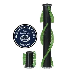SEBO Brush Roller Set (soft bristle), for X2, X5, and X8