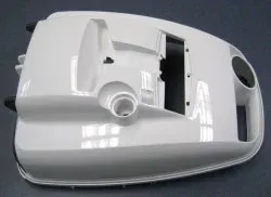 SEBO Top Casing, for K3 (white), with release clip and screw (6625ER) for 6627GS Upholstery Nozzle