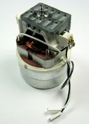 SEBO Vacuum Motor 120V / 1300W, with bumper ring, pulley and mount, for X7 and X8