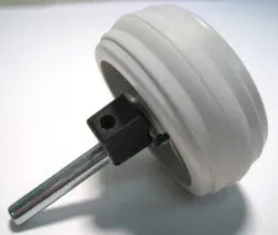 SEBO Wheel, complete, for ET-1 and 370 COMFORT (light gray)