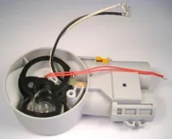 SEBO Swivel Neck Assembly, for G1 and G2 (inlcudes 5328OR, Slider), light gray