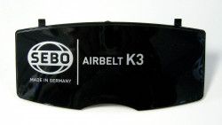 SEBO Exhaust Filter Cover, for K3 (black/silver print)