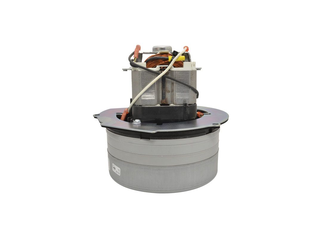 Assembled motor AMETEK 122437-00 thru-flow - Lamb - 120V - 2 stages - 5.7 in - 650AW - Motor steel mount with gasket - Motor wire with connector