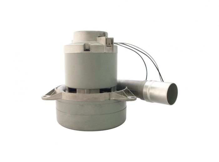Assembled motor AMETEK 117500-12 tangential bypass - Lamb - 120V - 3 stages - 7.2 in - Exhaust aluminum tube 2.5 in - Ground wire with connector - Motor wire with connector Assembled motor AMETEK 117500-12 tangential bypass - Lamb - 120V - 3 stages - 7.2 in - Exhaust aluminum tube 2.5 in - Ground wire with connector - Motor wire with connector