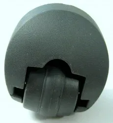 SEBO Castor for bottom casing (new style), for K series (gray black)
